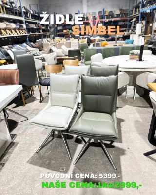 Otočná židle Simbel 😁😊 Materiál: 100% polyester, kov✅ Rozměry: 49 x 90 x 65✅ Původní cena: 5399,- 🫢 Naše cena: 1ks/2999,- 🥳