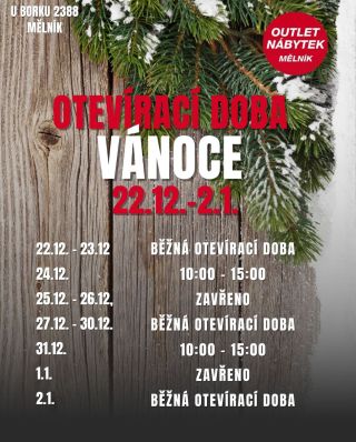 🎄VÁNOČNÍ 🎄 🤶OTEVÍRACÍ DOBA 🎅